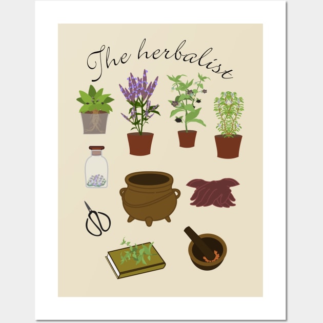 Herbalist Wall Art by Brunaesmanhott0